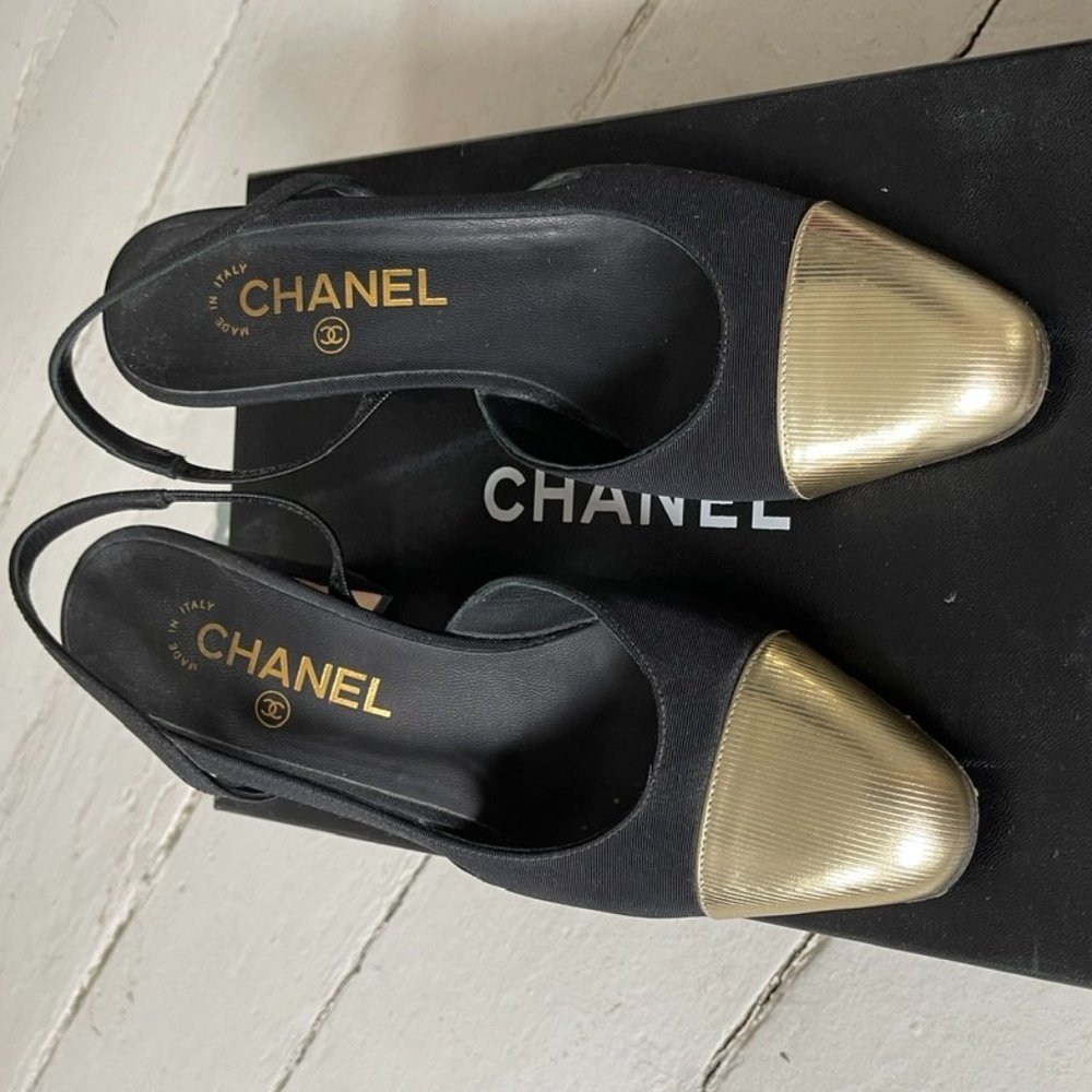 Chanel Slingback Heels Limited Edition